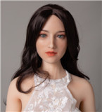 Starpery 163cm Cカップ Asuka Evaヘッド フルシリコン製 白シャツとブルーチェックスカートの援交風美少女ラブドール
