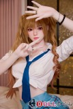 Starpery 163cm Cカップ Asuka Evaヘッド フルシリコン製 白シャツとブルーチェックスカートの援交風美少女ラブドール