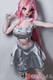 Elsa Babe 140cm Fカップ RAD052 齊藤雪絵ヘッド 材質選択可 銀色ミニスカ粉髪巨乳ラブドール キャバ嬢コス