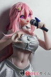Elsa Babe 140cm Fカップ RAD052 齊藤雪絵ヘッド 材質選択可 銀色ミニスカ粉髪巨乳ラブドール キャバ嬢コス