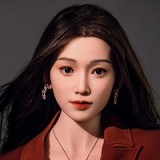 【アートワークカスタム版】Top-Sino 160cm Hカップ T1Dヘッド 巨乳ラブドール | 白背心リアルドール 精巧メイク