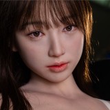【アートワークカスタム版】Top-Sino 160cm Hカップ T1Dヘッド 巨乳ラブドール | 白背心リアルドール 精巧メイク
