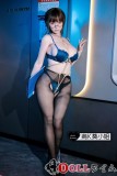 【RSS+版】Top-Sino 162cm Gカップ T21ヘッド TYPE グラビア シリコン製 黒ストッキング御姐ラブドール | 精巧メイク付きリアルドール