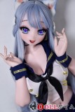 Elsa Babe 140cm Lカップ RAD052 銀髪へそ出しセーラー服ラブドール