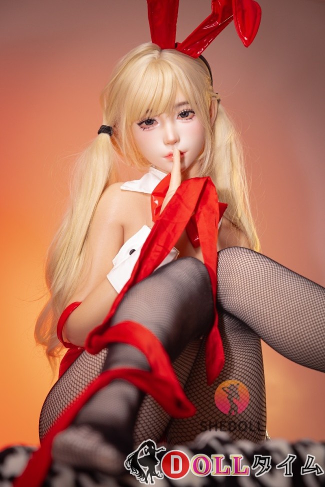 SHEDOLL156CM Eカップ 江小梨ヘッド 新作 材質選択可能ラブドール 赤いレザー衣装 黒ストッキング