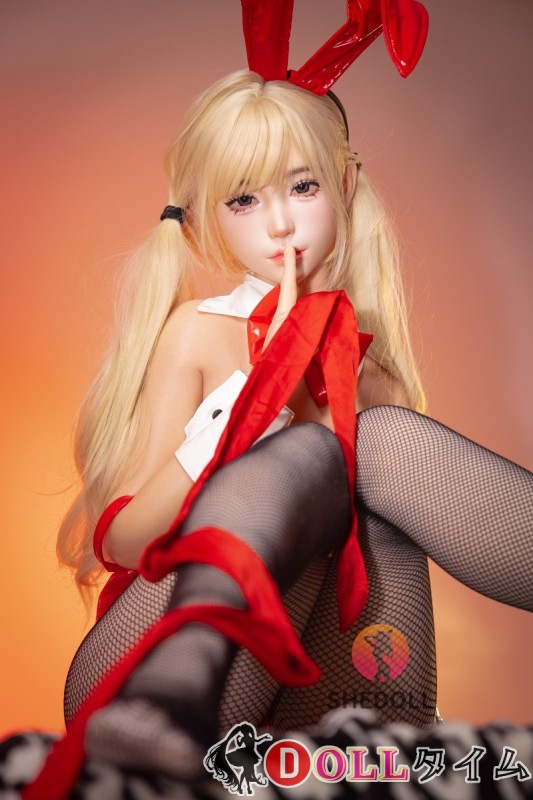 SHEDOLL156CM Eカップ 江小梨ヘッド 新作 材質選択可能ラブドール 赤いレザー衣装 黒ストッキング