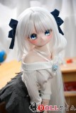 ラブドール 小型 白い上着 黒いミニスカート