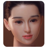 JY Doll 163cm Fカップ 恩熙ヘッド シリコン製 ブルーワンピース着用 上品貴婦ラブドール