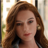 Starpery 176cm Fカップ Imogenヘッド シリコン製 白ワンピース 欧米風ブロンドラブドール