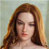 Starpery 176cm Fカップ Imogenヘッド シリコン製 白ワンピース 欧米風ブロンドラブドール