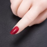 Sino Doll 154cm Jカップ S62ヘッド フルシリコン製 黒色セクシー戦闘服の銀髪ラブドール