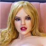 Sino Doll 154cm Jカップ S62ヘッド フルシリコン製 黒色セクシー戦闘服の銀髪ラブドール