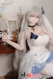 人偶箱庭 Doll Hakoniwa 160cm Eカップ Asebiヘッド シリコンヘッド＋TPEボディ 白いウェディングドレス姿の白髪アニメ風ラブドール