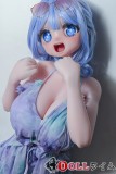 Elsa Babe 144cm Gカップ 及川五月ヘッド ブルーワンピース アニメ風ラブドール