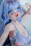 ブルーワンピースを着たラブドール アニメ風 144cm Gカップ