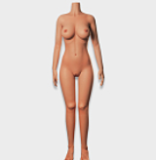 DOLL SENIOR 161cm Eカップ レイ温娜多ヘッド シリコン製 白いコートと黒ストッキングのアニメラブドール 二次元美少女ボディ