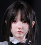 FUDOLL 157cm Iカップ 小北 シリコンヘッド＋TPEボディ灰色タンクトップ姿の爆乳ラブドール 長髪美少女ボディ