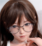 FUDOLL 157cm Iカップ 小北 シリコンヘッド＋TPEボディ灰色タンクトップ姿の爆乳ラブドール 長髪美少女ボディ