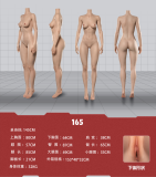 DOLL SENIOR 161cm Eカップ レイ温娜多ヘッド シリコン製 白いコートと黒ストッキングのアニメラブドール 二次元美少女ボディ