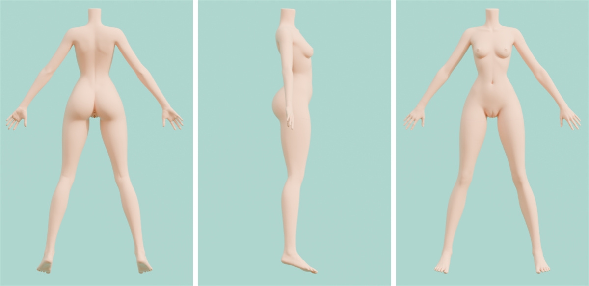 irokebijin 色気美人 128cm Bカップ ボディ参考画像