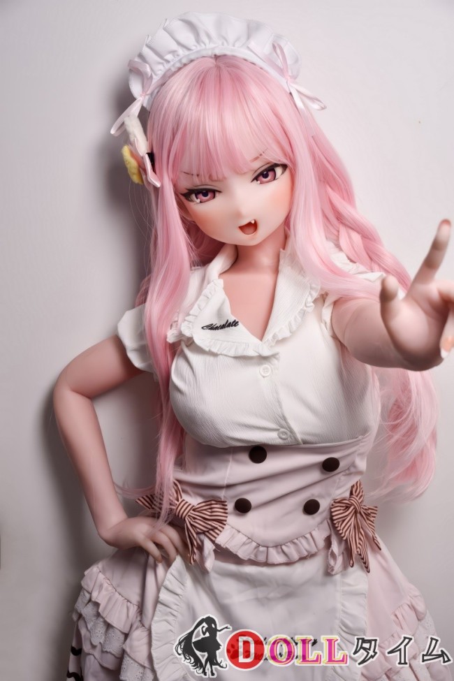 Elsa Babe 148CM S/M/Lカップ RAD048 小川梨花ヘッド フルシリコン製 白いワンピース 粉髪ラブドール アニメ 美少女フィギュア風ラブドール