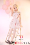 SHEDOLL 152cm AAカップ 東笙2.0ヘッド 材質選択可能 ラブドール jk 肉色ストッキング 浅ピンクワンピース