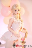 SHEDOLL 152cm AAカップ 東笙2.0ヘッド 材質選択可能 ラブドール jk 肉色ストッキング 浅ピンクワンピース