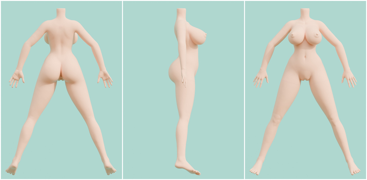 irokebijin 色気美人 90cm Fカップ ボディ参考画像