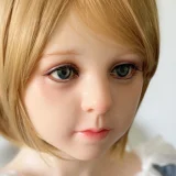 フルシリコン製 My Loli Waifu 略称MLW ロリ系ラブドール 127cm Aカップ Ayaヘッド メイク選択可能 花精霊