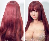 【アートワークカスタム版】Top-Sino TYPEグラビア T96cm Hカップ T43b-米苏ヘッド フルシリコン製 ブルーヘアの美人魚風ラブドール トルソー