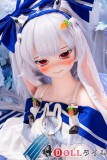 JSL doll 136cm ラビット セーラー服  ビニールヘッド+TPEボディー白髪二次元ラブドール アニメ コスプレ 可愛い美少女