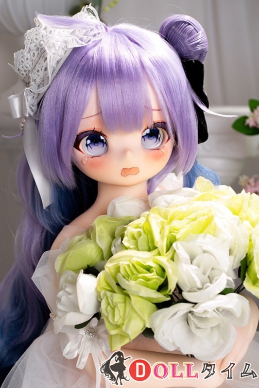 JSL doll 110cm ユニコーン(アズールレーン)ビニールヘッド+TPEボディー 紫髪ウェディングドレス ユニコーンドール コスプレ