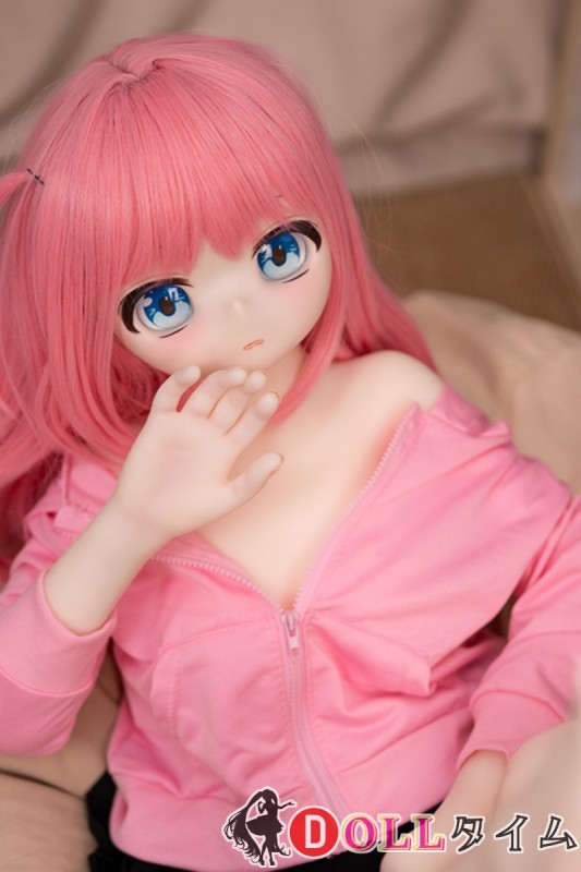 JSL doll 130cm ぼっちちゃんコスプレ(ぼっち・ざ・ろっく！) ビニールヘッド+TPEボディー ピンクロングヘア ミニラブドール アニメ  可愛い