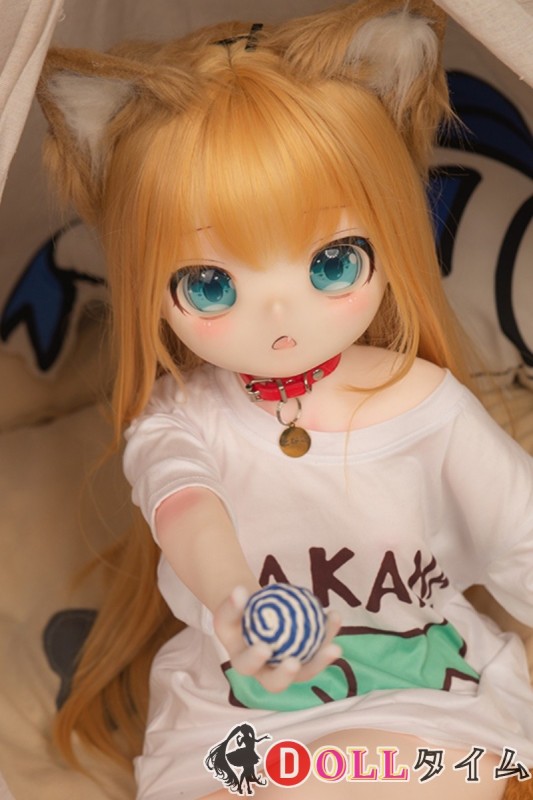 JSL doll 115cm 『嫌パン』きな粉 コスプレ ラブドール アニメ 白長袖衣装の黄髪猫耳娘