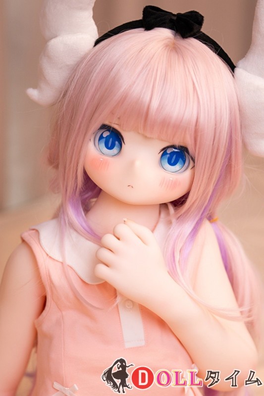 JSL doll 130cm カンナ 小林さんちのメイドラゴン ビニールヘッド+TPEボディーラブドール アニメ 粉髪のドラゴン娘コスプレ