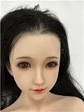 BQDOLL 156cm Gカップ B1川崎由美ヘッド  フルシリコン製 白い軽やかなシースルートップス×情趣ストッキングの超乳ラブドール