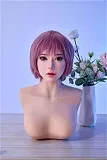 BQDOLL  156cm Gカップ B2瑶瑶ヘッド  フルシリコン製 赤いオフショルニットの超乳ラブドール クリスマスに美少女が贈る愛の誘惑