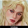TOP-CYDOLL 110cm Eカップ Lindsay-2 ROSヘッド フルシリコン製 コスプレラブドール トルソー 豊満ボディと妖精風の超乳ラブドール