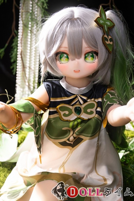 JSL DOLL 130cm ナヒーダ  原神コス ビニールヘッド+TPEボディー 白髪美少女ラブドール 森林の中で蝶と遊ぶかわいいアニメ風ラブドール