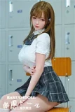 HSDoll 135cm 秘書ヘッド コスプレ制服 セクシー黒トップと黒ストッキングの美少女ドール