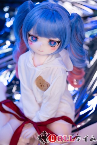 JSL doll 85cm ラビットホールコス 初音ミク ビニールヘッド+TPEボディーミニドール アニメ 青ピンク巻き髪 ハート瞳の可愛いドール