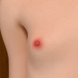 J-cute 137cm AAカップ 萌咲ヘッド フルシリコン製 ピンクタンクトップの清純可愛いラブドール