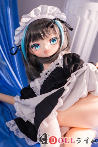 JSL doll 85cm  アズールレーン チェシャー ビニールヘッド+TPEボディー 黒白メイド服のブルーアイ アニメ ミニラブドール