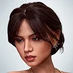 RZR DOLL 165cm Eカップ NO.22ボディ 若璃ヘッド シリコン製 白シャツ黒スカートのオフィス系ドール Delux-究極版&普通版選択可「R」シリーズ 【膣前庭】構造あり