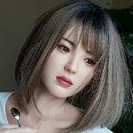 RZR DOLL 165cm Eカップ NO.22ボディ 若璃ヘッド シリコン製 白シャツ黒スカートのオフィス系ドール Delux-究極版&普通版選択可「R」シリーズ 【膣前庭】構造あり