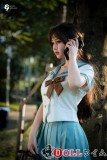 RZR DOLL 160cm Dカップ NO.23ボディ 楚儿ヘッド  フルシリコン製｜制服ラブドールのような都会系美少女・白セーラー服と青スカートの魅力