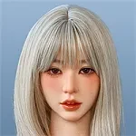 Real Lady 159cm Hカップ R8-ROS-MAXヘッド フルシリコン製 白ロゴトップ×黒レースランジェリーの金髪欧米セクシードール