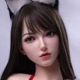 Real Lady 159cm Hカップ R8-ROS-MAXヘッド フルシリコン製 白ロゴトップ×黒レースランジェリーの金髪欧米セクシードール