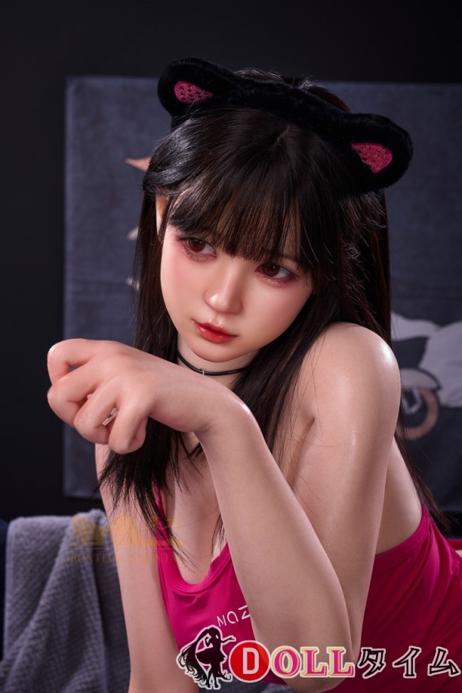 Irontech Doll Orientalシリーズ 161cm Fカップ T3 Niaヘッド フルシリコン製亮色系タイト連体服 & 黒猫耳カチューシャの清楚系×小悪魔スタイル