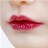 【アートワークカスタム版】 Top-Sino TYPE グラビア 160cm Iカップ T42b米然ヘッド 電話亭の黒色深Vトップスと黒スト御姐系ドール